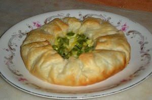 Torta salata con piattoni e zucchine