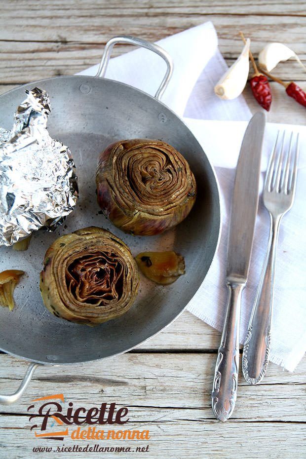 Carciofi al cartoccio ricetta e foto