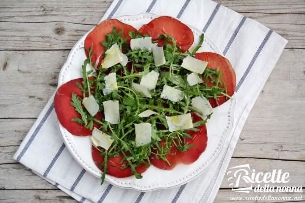 Ricetta bresaola alla rucola