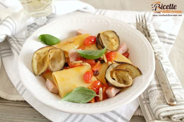 Ricetta paccheri al mare dolce