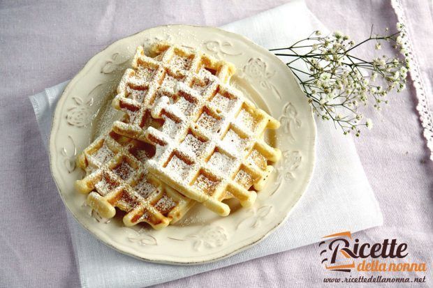 Waffle ricetta e foto