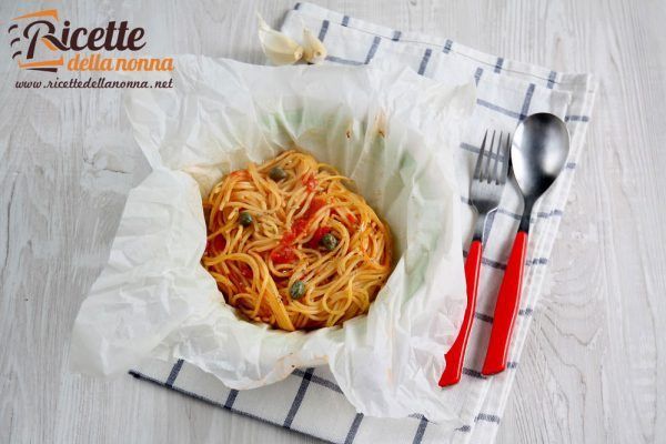Spaghetti al cartoccio