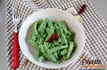 Strozzapreti in crema di cime di broccoli e ricotta