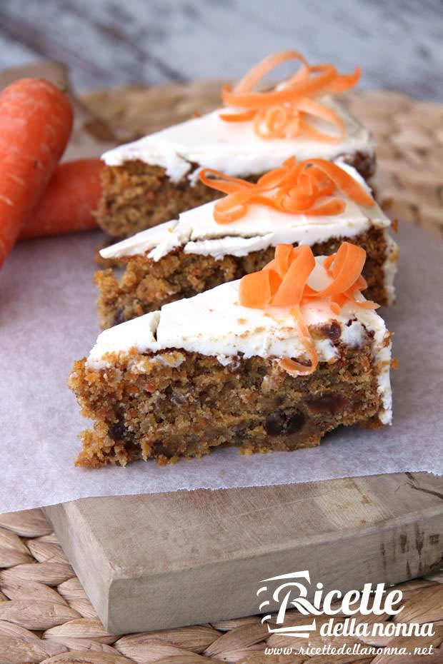 Torta carote e noci ricetta e foto