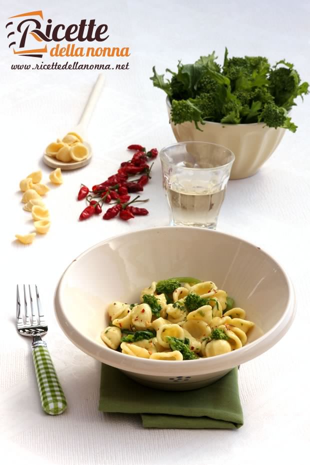 orecchiette alla cime di rapa foto ricetta