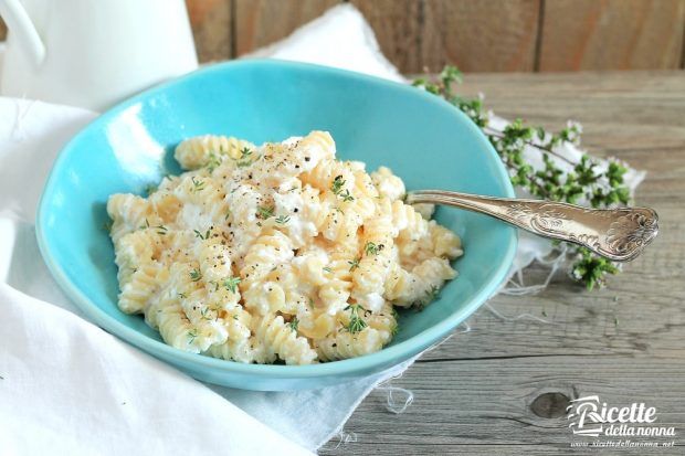 Fusilli alla ricotta ricetta e foto