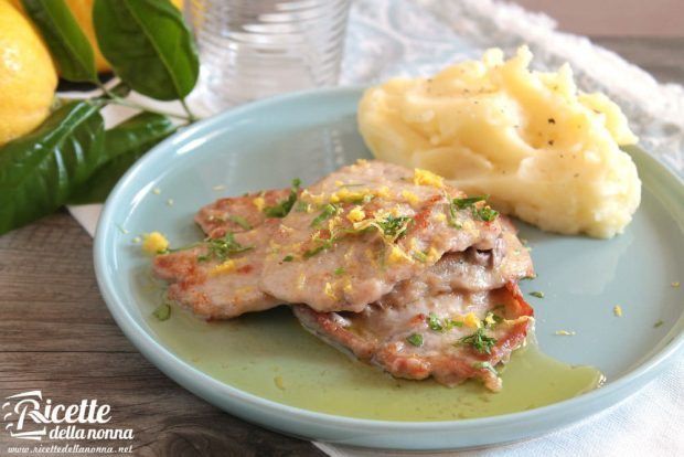 Scaloppine al limone ricetta e foto