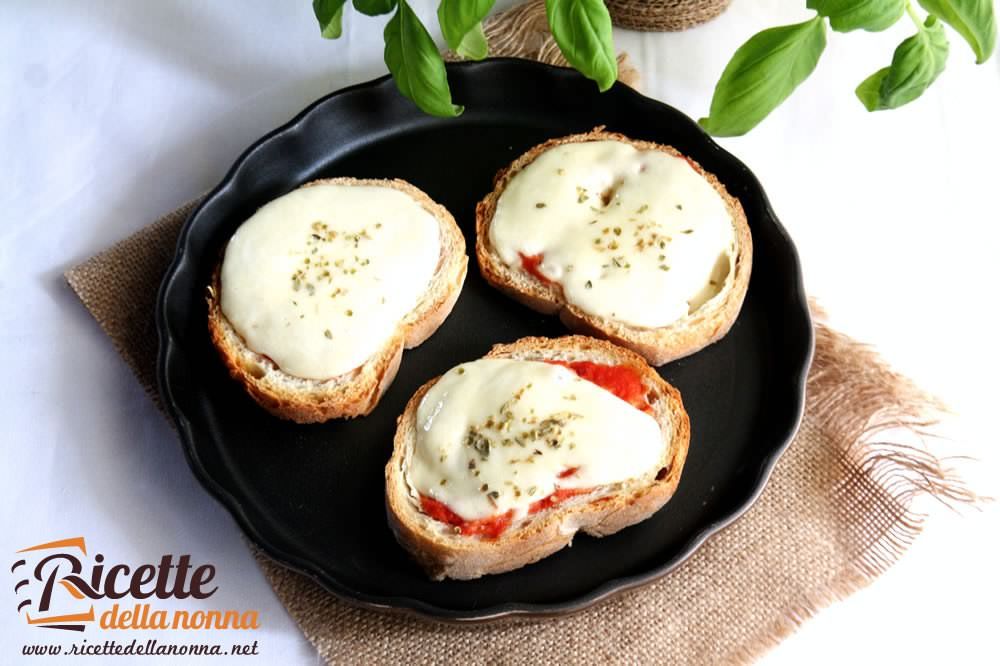 Bruschette Alla Pizzaiola Ricette Della Nonna