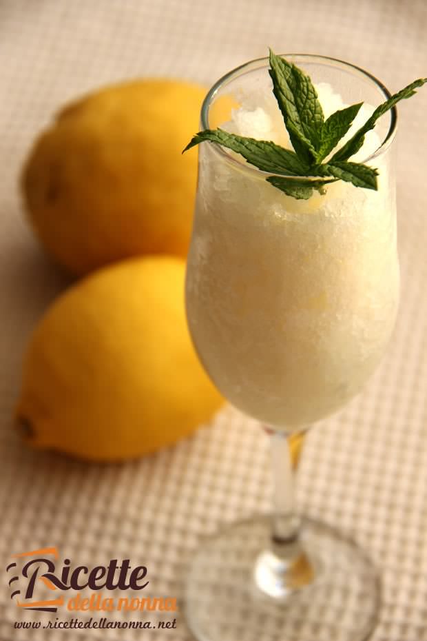 Sorbetto al limone ricetta e foto