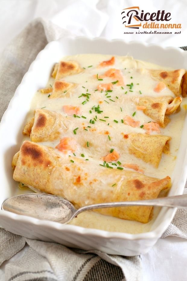 Crespelle al salmone ricetta e foto