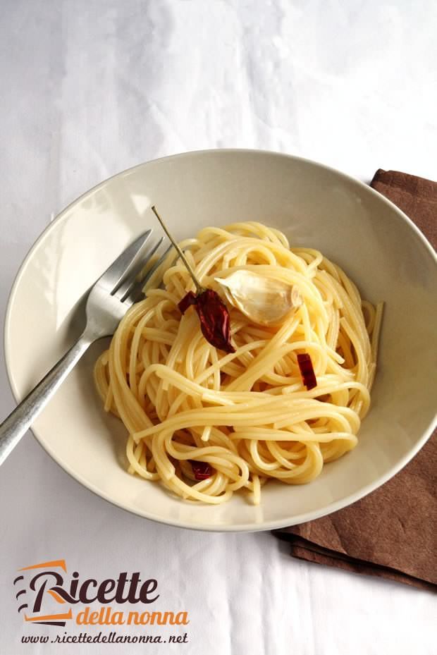 Spaghetti aglio, olio e peperoncino