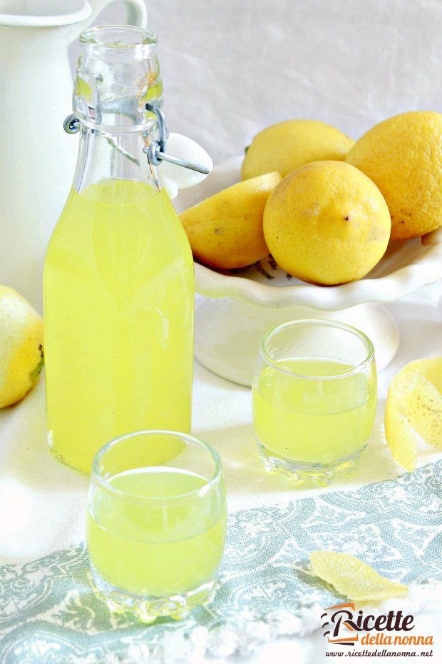 Limoncello ricetta e foto