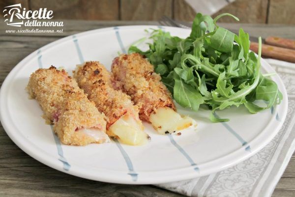 Involtini di prosciutto cotto