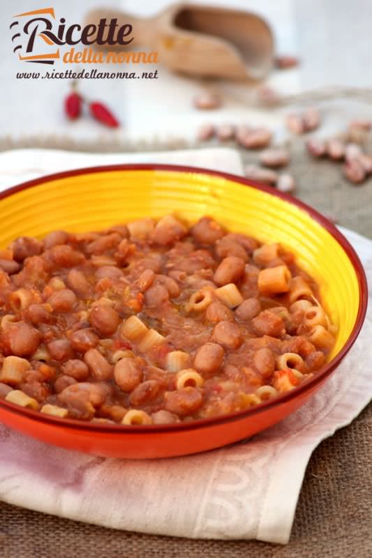 Pasta e fagioli ricetta della nonna | Ricette della Nonna