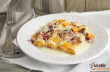 Cannelloni delle feste, un trionfo di sapori con zucca, radicchio e rosso