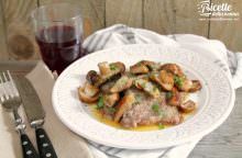 Scaloppine di vitello ai porcini