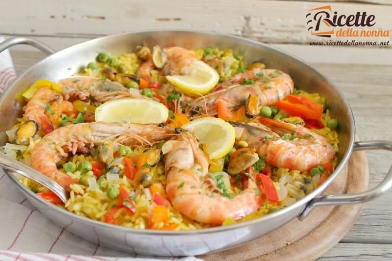 Paella fatta in casa ricetta facile Ricette della Nonna