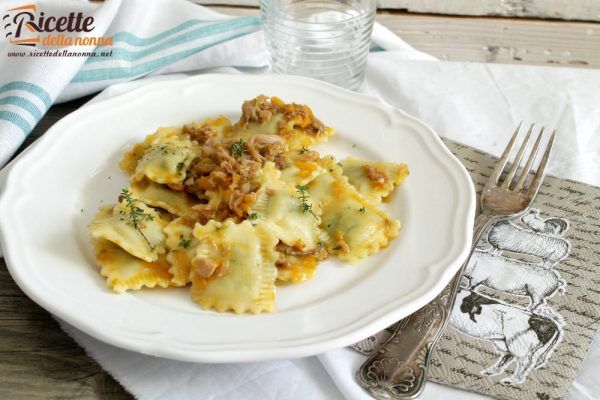 Ravioli al ragù di fagiano