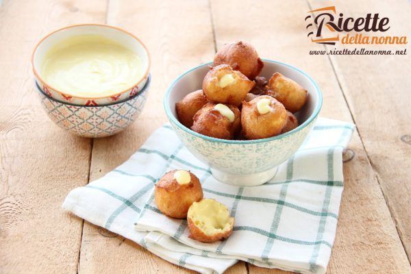 Frittelle alla crema