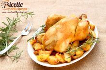 Pollo al forno con patate