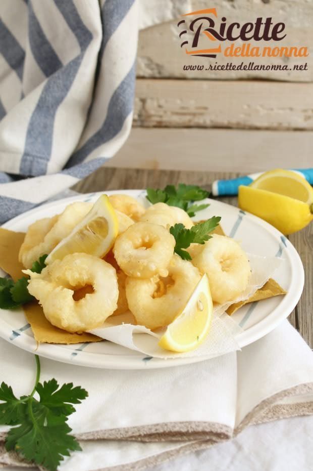 Frittura di calamari ricetta e foto