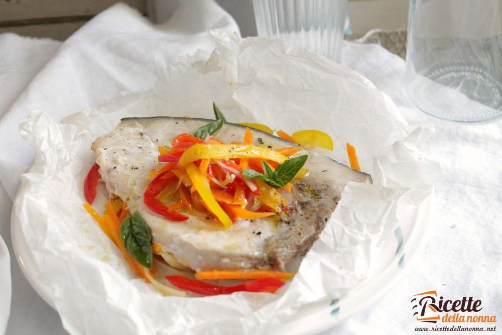 Ricetta pesce spada al cartoccio con verdure
