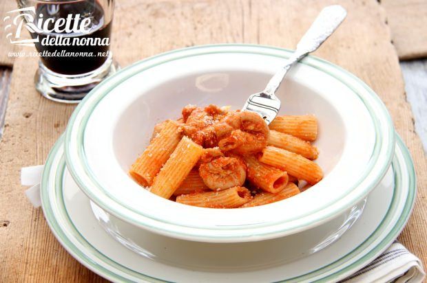 Rigatoni con la pagliata