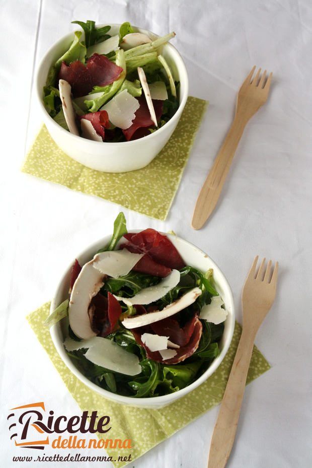 Insalata con la bresaola ricetta e foto