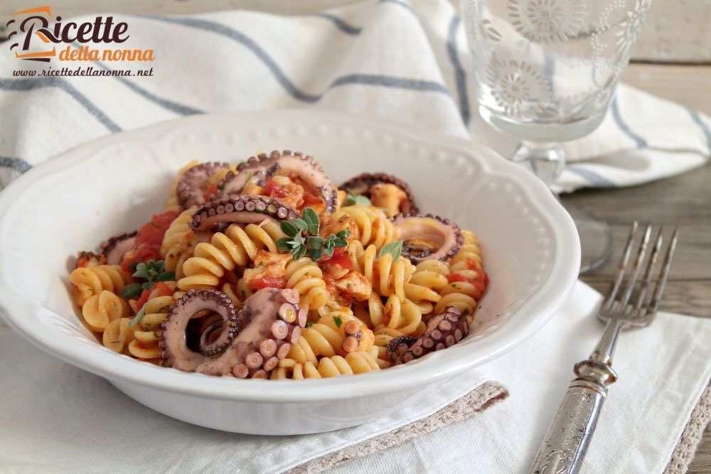 Fusilli Al Sugo Di Polpo Ricette Della Nonna