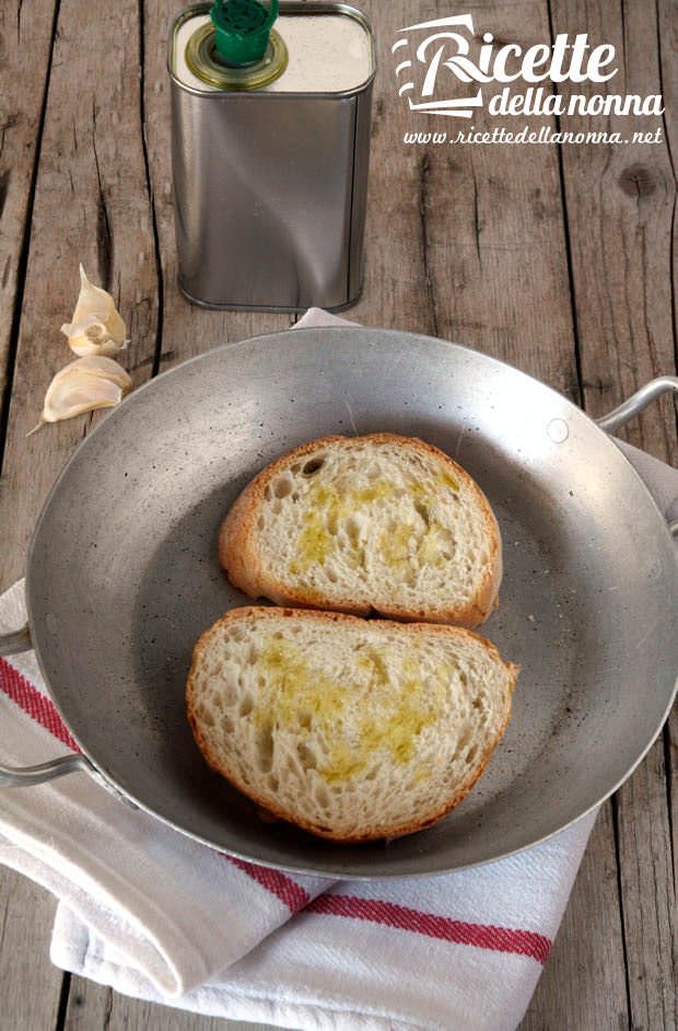 Bruschetta aglio e olio ricetta e foto