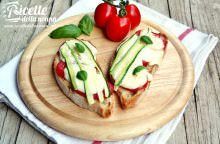 Bruschette rustiche con verdure