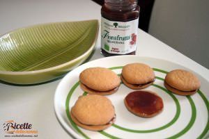 cioccolato biscotti marmellata