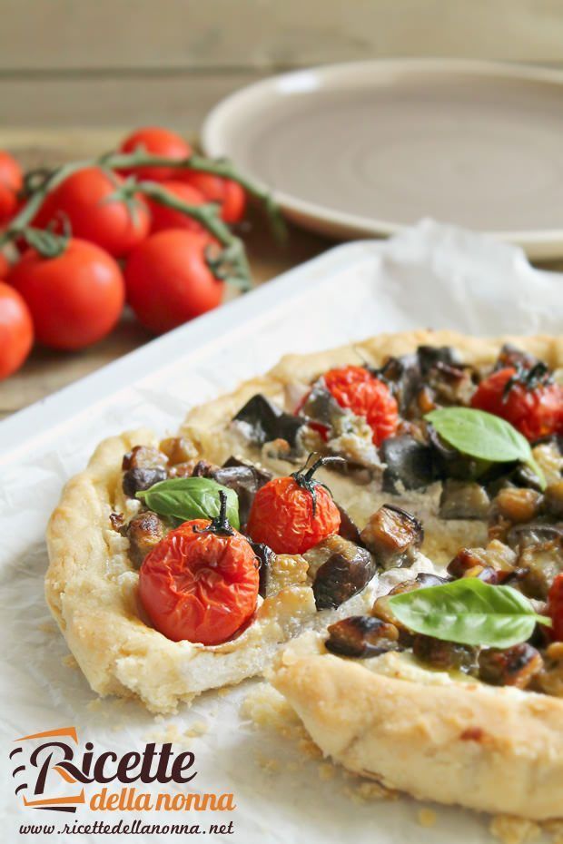 Crostata alle melanzane