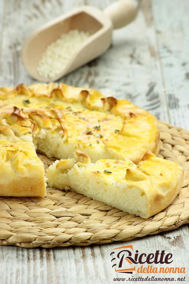 Torta di riso genovese ricetta e foto