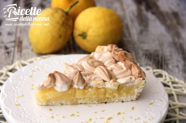 Crostata crema di limone e meringa ricetta e foto