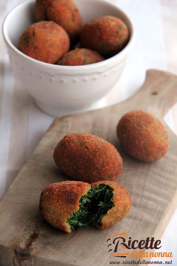 Crocchette di spinaci