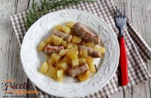 Salsiccia luganega alle patate