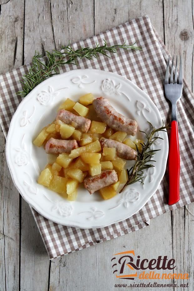 Foto Salsiccia luganega con le patate