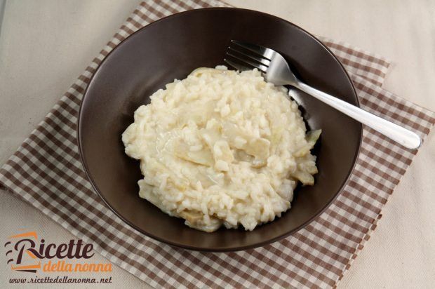 Risotto carciofi e robiola