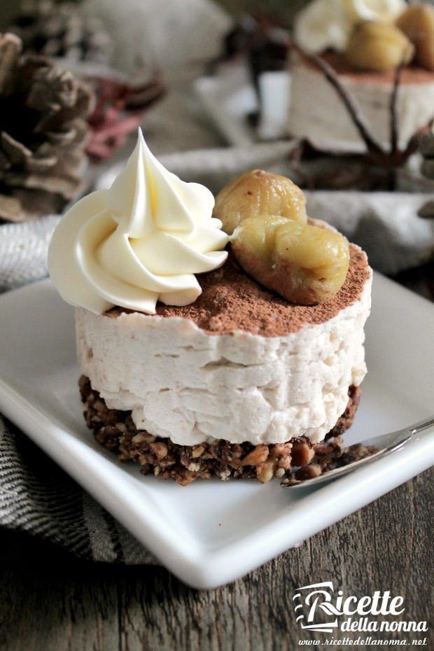 Foto semifreddo alle castagne