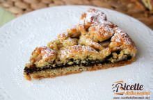 Crostata biscottata con Nocciolata e pere