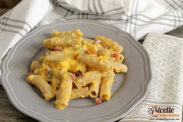 Pasta con la zucca