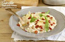 Risotto al gorgonzola e prosciutto