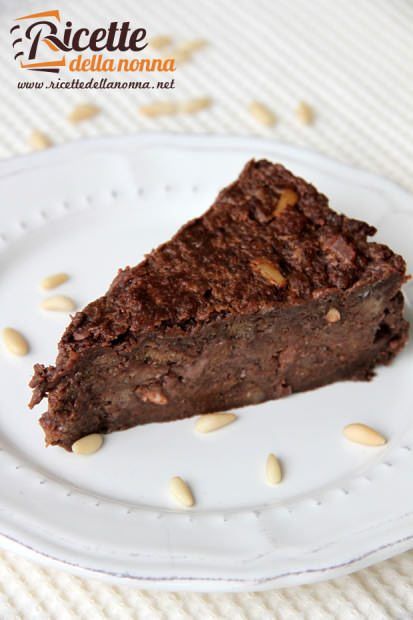 Torta di pane, latte e cacao ricetta e foto