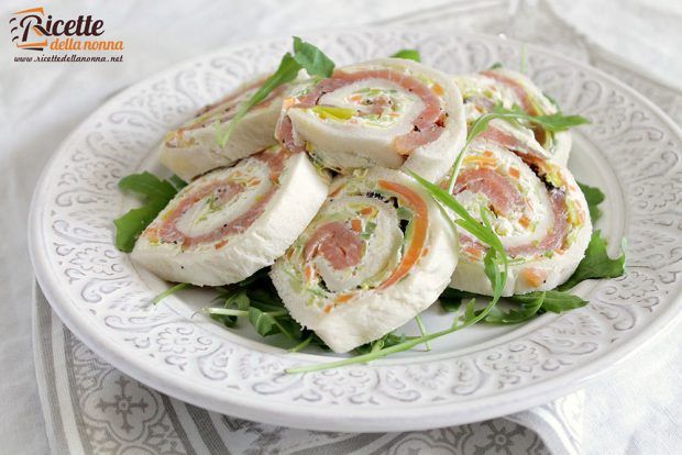 Fantasia di girelle al salmone ricetta e foto