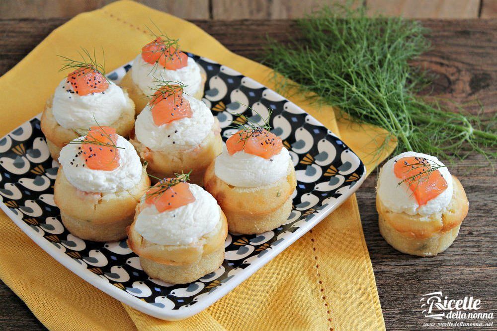 Ricette Originali Natale.Muffin Salati Al Salmone Affumicato Ricette Della Nonna