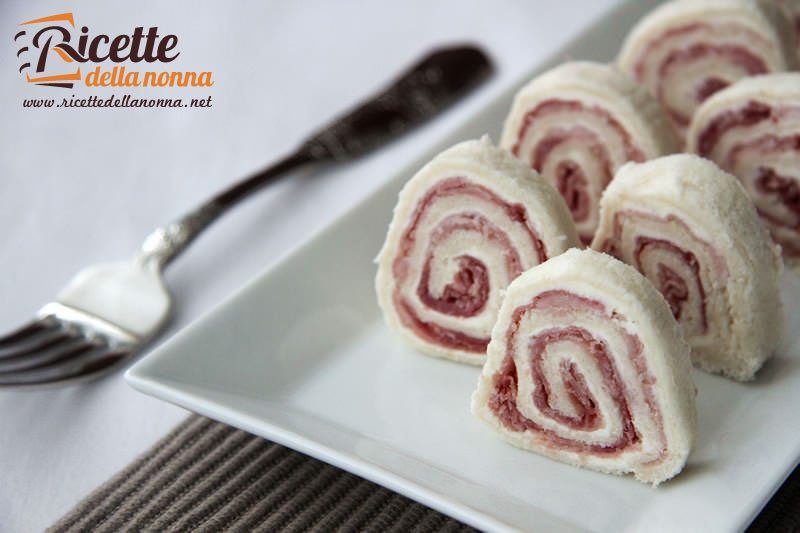 Girelle di prosciutto cotto e Philadelphia | Ricette della Nonna