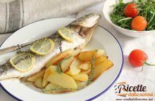 Branzino al forno con patate