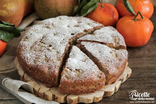 Torta alle pere e mandarini senza glutine