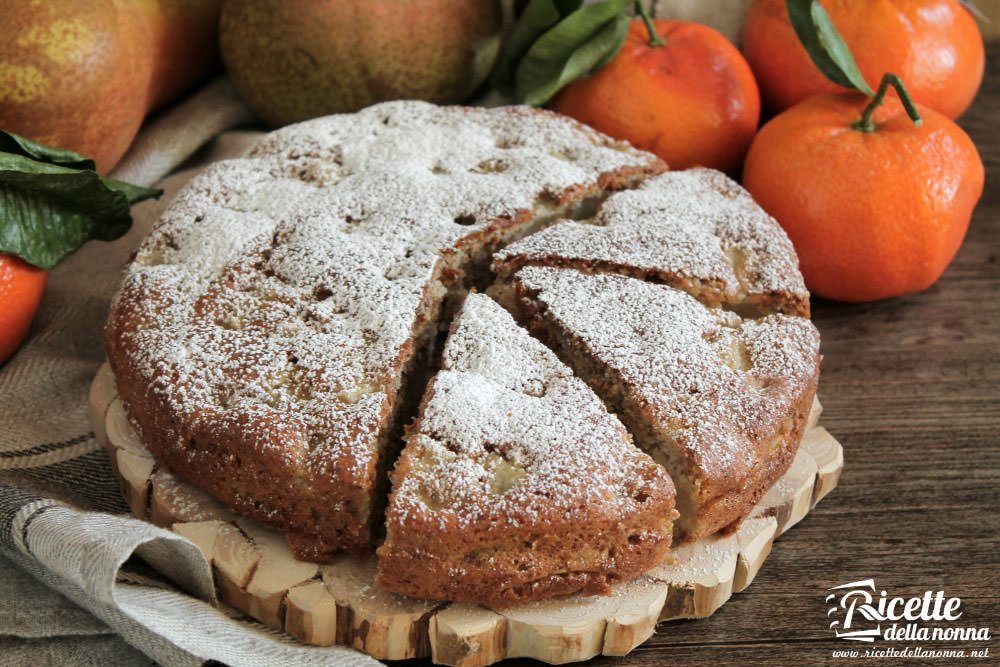 Torta alle pere e mandarini senza glutine | Ricette della ...